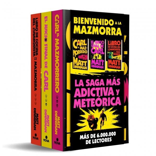 PACK BIENVENIDO A LA MAZMORRA (CARL EL MAZMORRERO | EL JUICIO FINAL DE CARL | EL | 9788410466524 | MATT DINNIMAN | Universal Cómics