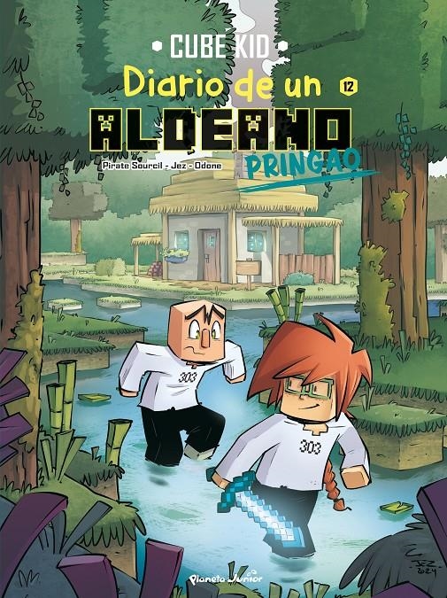 MINECRAFT DIARIO DE UN ALDEANO PRINGAO CÓMIC 12 | 9788408312185 | CUBE KID | Universal Cómics