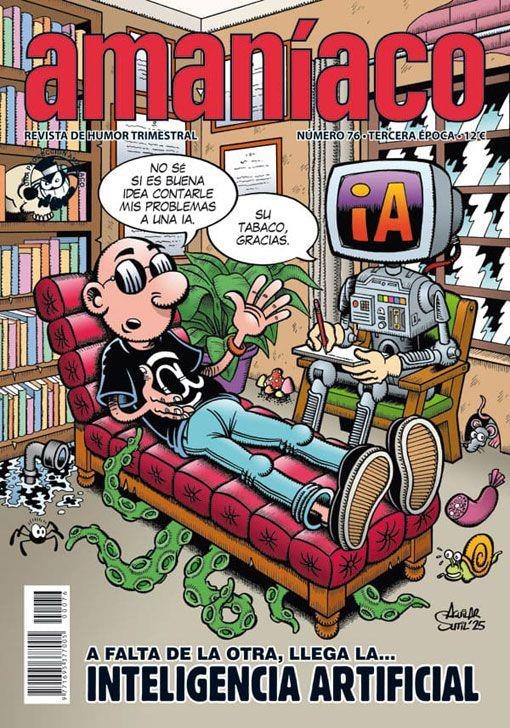 AMANÍACO III ÉPOCA # 76 ESPECIAL INTELIGENCIA ARTIFICIAL | 977169537700500076 | VARIOS AUTORES | Universal Cómics