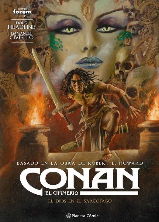 CONAN EL CIMMERIO # 11 EL DIOS EN EL SARCÓFAGO | 9791388100147 | DOUG HEADLINE - EMMANUEL CIVIELLO - ROBERT E. HOWARD | Universal Cómics