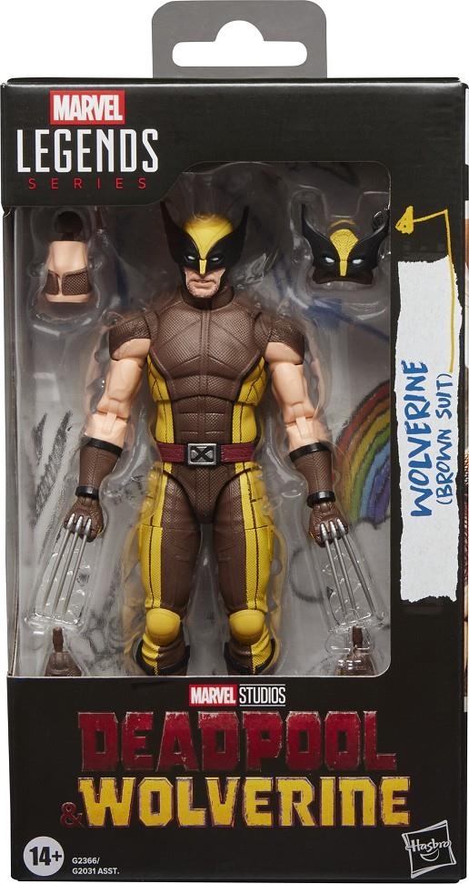 WOLVERINE BROWN SUIT FIGURA 15 CM DEADPOOL & WOLVERINE MARVEL LEGENDS SERIES | 5010996359599 | Universal Cómics