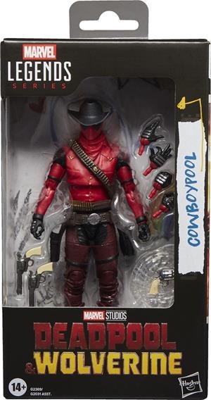 COWBOYPOOL FIGURA 15 CM DEADPOOL & WOLVERINE MARVEL LEGENDS SERIES | 5010996359667 | Universal Cómics