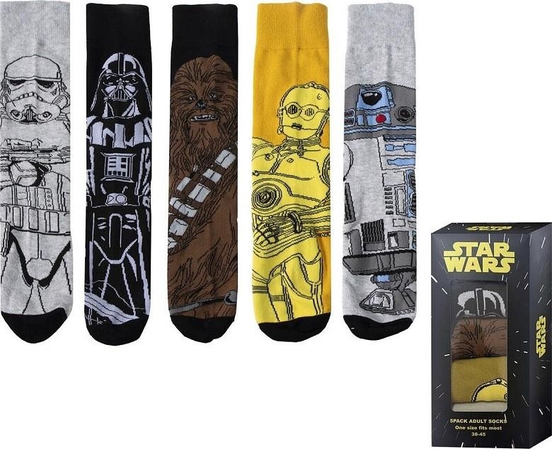 PACK 5 PARES CALCETINES STAR WARS | 8445484623178
