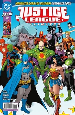 ALL IN JUSTICE LEAGUE UNLIMITED # 17 | 977308132900100017 | CLAYTON HENRY - MARK WAID | Universal Cómics
