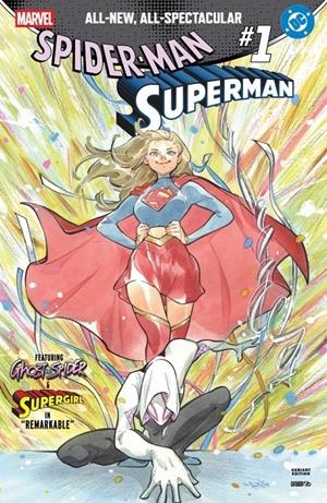 SPIDERMAN / SUPERMAN PORTADA PEACH MOMOKO (PORTADA PROVISIONAL) | 9791370139872 | GARY FRANK - GEOFF JOHNS - LOUISE SIMONSON - STEPHANIE PHILLIPS - PEPE LARRAZ - TODD NAUCK | Universal Cómics