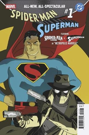 SPIDERMAN / SUPERMAN PORTADA MARCOS MARTÍN (PORTADA PROVISIONAL) | 9791370139858 | GARY FRANK - GEOFF JOHNS - LOUISE SIMONSON - STEPHANIE PHILLIPS - PEPE LARRAZ - TODD NAUCK | Universal Cómics