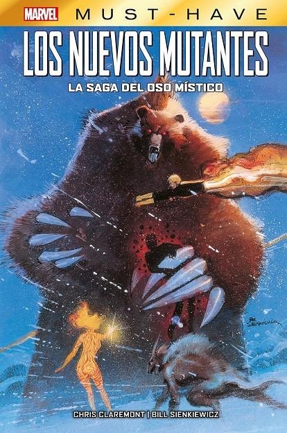 2AMA MARVEL MUST-HAVE LOS NUEVOS MUTANTES, LA SAGA DEL OSO MÍSTICO | 9999900132502 | CHRIS CLAREMONT - BILL SIENKIEWICZ | Universal Cómics