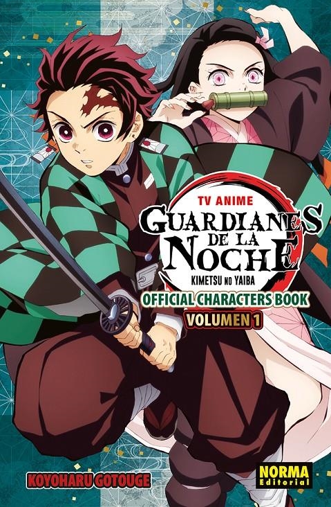 GUARDIANES DE LA NOCHE OFFICIAL CHARACTER BOOK # 01 | 9788467979619 | KOYOHARU GOTOUGE