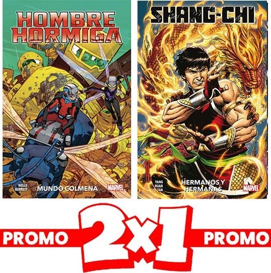 PROMO 2 X 1 SHANG-CHI # 01 HERMANOS Y HERMANAS + HOMBRE HORMIGA, MUNDO COLMENA | 8424248928087 | DIKE RUAN - GENE LUEN YANG - PHILIP TAN - ZEB WELLS - DYLAN BURNETT