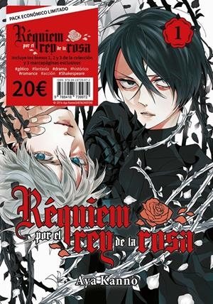 RÉQUIEM POR EL REY DE LA ROSA # 01 AL 03 PACK | 9788418739972 | AYA KANNO | Universal Cómics