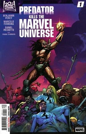 PREDATOR MATA AL UNIVERSO MARVEL (PORTADA PROVISIONAL) | 9791370580124 | BENJAMIN PERCY - MARCELO FERREIRA - DANIEL PICCIOTTO - FRANK D'ARMATA | Universal Cómics