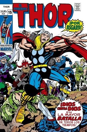 BIBLIOTECA MARVEL EL PODEROSO THOR # 15 | 9791370580032 | STAN LEE - JACK KIRBY - JOHN BUSCEMA | Universal Cómics