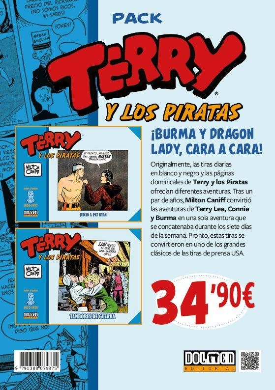 PACK 2 - TERRY Y LOS PIRATAS | 9791388074875 | MILTON CANIFF | Universal Cómics