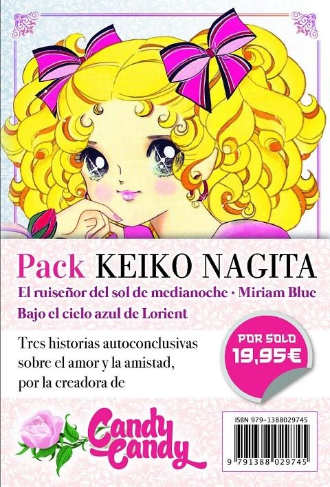 PACK KEIKO NAGITA, COPNTIENE MIRIAM BLUE, BAJO EL CIELO AZUL DE LORIENT Y EL RUISEÑOR DE MEDIANOCHE | 9791388029745 | KEIKO NAGITA - YASUKO AOIKE | Universal Cómics