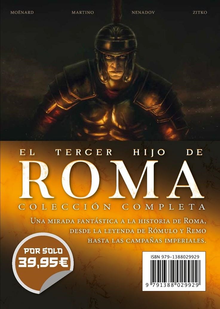 COLECCIÓN COMPLETA EL TERCER HIJO DE ROMA INTEGRAL | 9791388029929 | LAURENT MOËNARD - STÉFANO MARTINO -  DEJAN NENADOV - DAMIR ZITKO | Universal Cómics