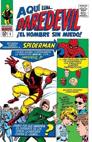 PACK BIBLIOTECA MARVEL DAREDEVIL # 01 A 03 DE 1964 A 1966 OFERTA RELANZAMIENTO (PORTADA PROVISIONAL) | 8424248927660 | STAN LEE - WALLY WOOD - JOE ORLANDO - BILL EVERETT | Universal Cómics