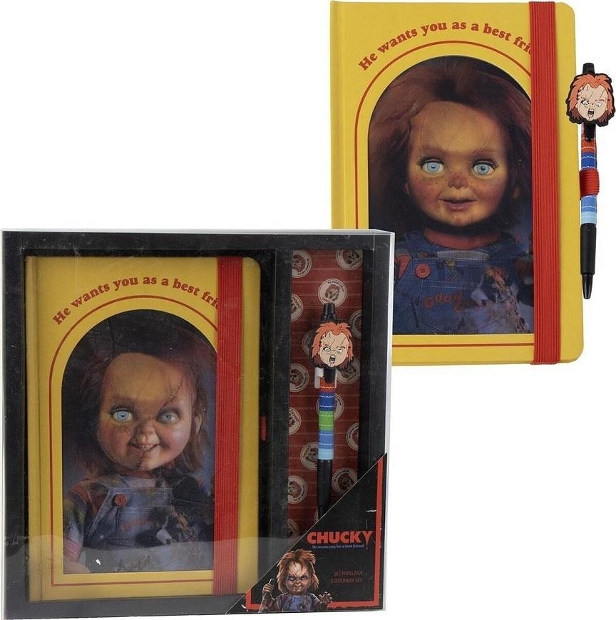 SET DE PAPELERÍA CHUCKY | 8445484544817 | Universal Cómics