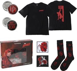 SET REGALO CON CAMISETA TALLA XL MARVEL DAREDEVIL | 8445484729955 | Universal Cómics
