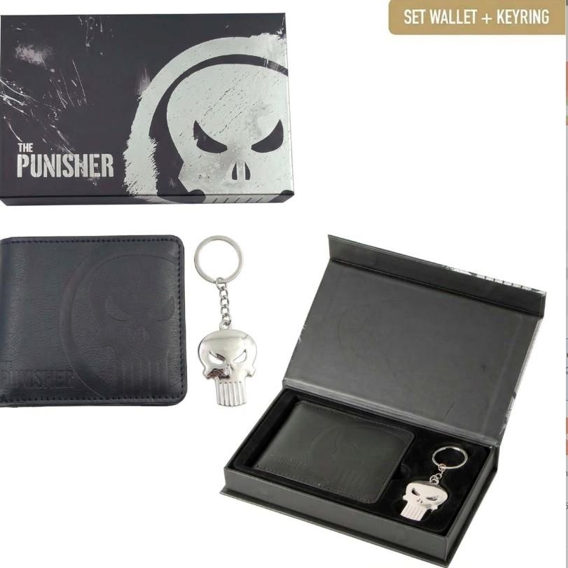 SET REGALO CON CARTERA MARVEL THE PUNISHER | 8445484684995 | Universal Cómics