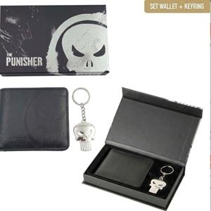 SET REGALO CON CARTERA MARVEL THE PUNISHER | 8445484684995 | Universal Cómics