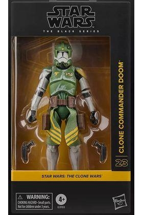 CLONE COMMANDER DOOM FIGURA 15 CM STAR WARS THE CLONE WARS THE BLACK SERIES | 5010996401069 | Universal Cómics