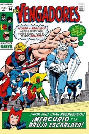 BIBLIOTECA MARVEL LOS VENGADORES # 14 DE 1970 | 9791370580827 | SAL BUSCEMA - JOHN BUSCEMA - FRANK GIACOIA - HERB TRIMPE - ROY THOMAS | Universal Cómics