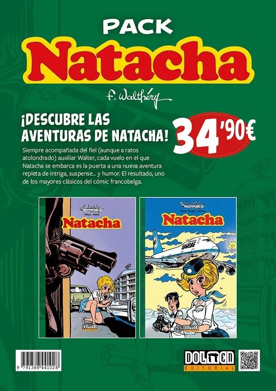 PACK OFERTA NATACHA NÚMEROS 2 AL 3 | 9791388441028 | FRANÇOIS WALTHÉRY - BORGERS - MARC WASTERLAIN - MAURICE TILLIUX - HAO | Universal Cómics