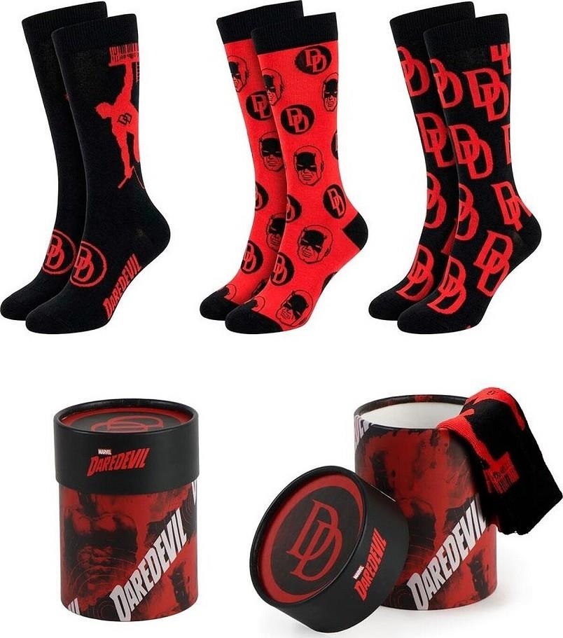 PACK 3 PARES CALCETINES MARVEL DAREDEVIL | 8445484684193 | Universal Cómics