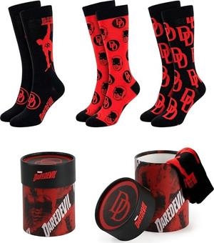 PACK 3 PARES CALCETINES MARVEL DAREDEVIL | 8445484684193 | Universal Cómics