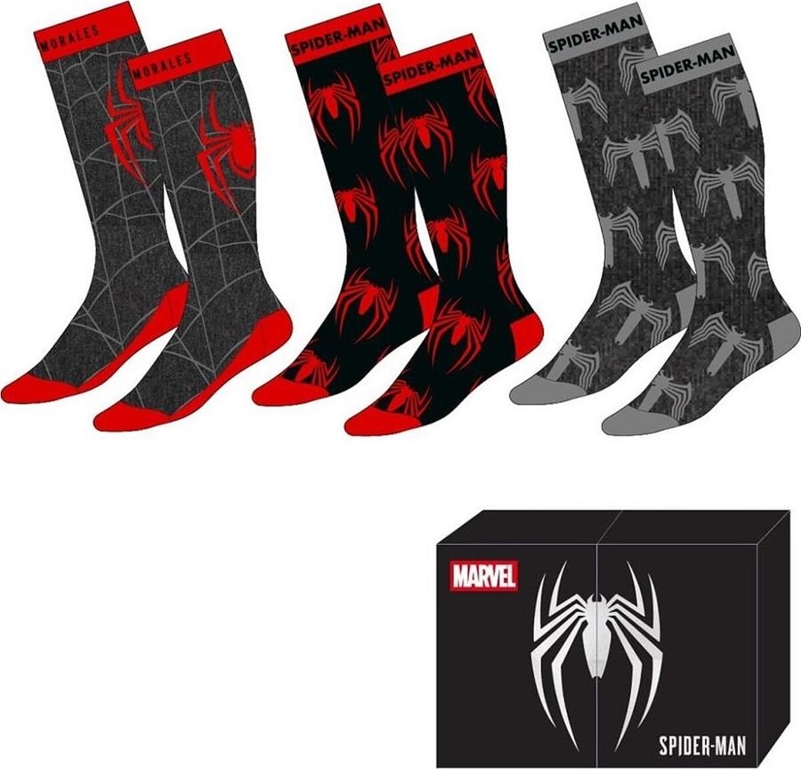 PACK 3 PARES CALCETINES MARVEL SPIDER-MAN | 8445484684179 | Universal Cómics