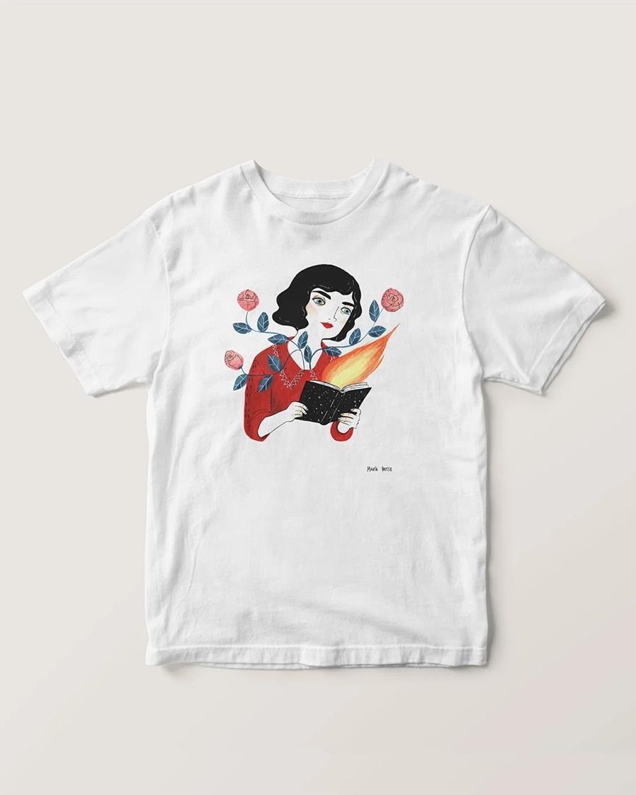 CAMISETA "LECTORA" X MARÍA HESSE TALLA L | 9999900135329 | MARÍA HESSE | Universal Cómics