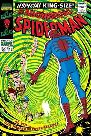 2AMA BIBLIOTECA MARVEL EL ASOMBROSO SPIDERMAN # 13 DE 1968 | 9999900135473 | JOHN ROMITA SR - STAN LEE - DON HECK - STAN LEE - LARRY LIEBER-MARIE SEVERIN | Universal Cómics