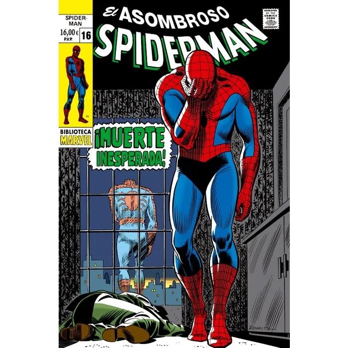 2AMA BIBLIOTECA MARVEL EL ASOMBROSO SPIDERMAN # 16 DE 1969 | 9999900135503 | JOHN ROMITA SR - STAN LEE | Universal Cómics