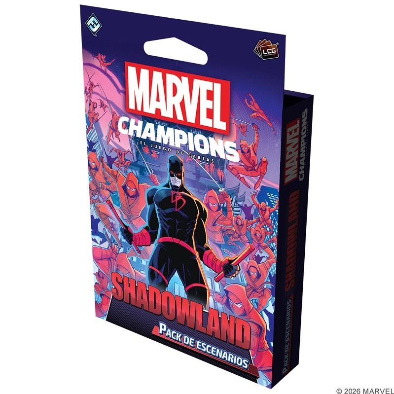 MARVEL CHAMPIONS JUEGO DE CARTAS SHADOWLANDS SCENARIO PACK | 841333141141 | MICHAEL BOGGS - NATE FRENCH - CALEB GRACE | Universal Cómics