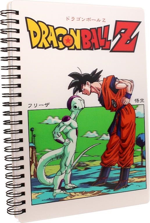 LIBRETA EFECTO 3D FREEZER VS GOKU DRAGON BALL Z | 8435450253218 | Universal Cómics