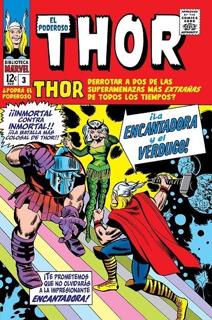 2AMA BIBLIOTECA MARVEL EL PODEROSO THOR # 03 DE 1964 | 9999900135541 | STAN LEE - JACK KIRBY | Universal Cómics