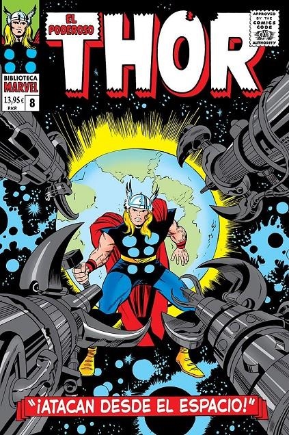 2AMA BIBLIOTECA MARVEL EL PODEROSO THOR # 08 DE 1966 A 1967 | 9999900135596 | STAN LEE - JACK KIRBY | Universal Cómics
