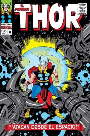 2AMA BIBLIOTECA MARVEL EL PODEROSO THOR # 08 DE 1966 A 1967 | 9999900135596 | STAN LEE - JACK KIRBY | Universal Cómics
