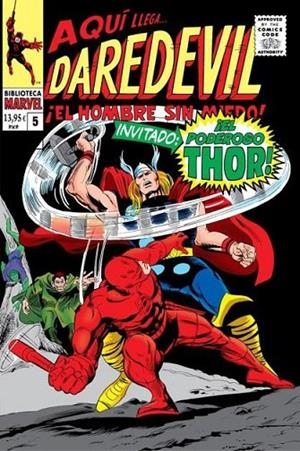 2AMA BIBLIOTECA MARVEL DAREDEVIL # 05 DE 1967 | 9999900135701 | GENE COLAN - STAN LEE | Universal Cómics