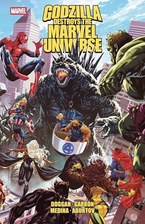 GODZILLA DESTRUYE EL UNIVERSO MARVEL (PORTADA PROVISIONAL) | 9791370580780 | GERRY DUGGAN - JUANN CABAL - PACO MEDINA - JAVIER GARRÓN | Universal Cómics