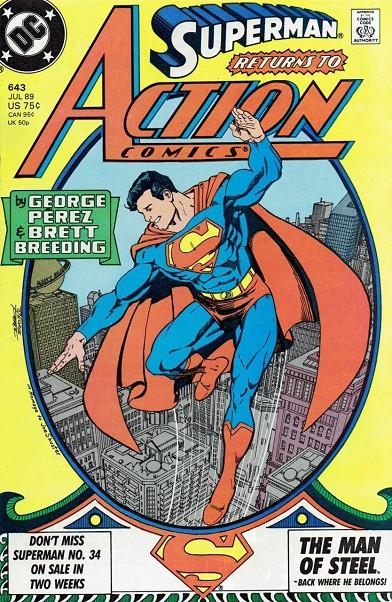 BIBLIOTECA SUPERMAN # 18 (PORTADA Y AUTORES PROVISIONALES) | 9791370581237 | DAN JURGENS - GEORGE PÉREZ - JERRY ORDWAY - KERRY GAMMILL - MIKE MIGNOLA - CURT SWAN - ROGER STERN | Universal Cómics