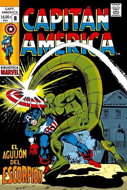 BIBLIOTECA MARVEL CAPITÁN AMÉRICA # 08 | 9791370581190 | ROY THOMAS - STAN LEE - GENE COLAN - TOM SUTTON | Universal Cómics