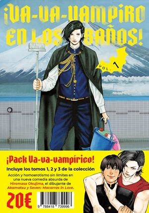 PACK VAMPÍRICO ¡VA-VA-VAMPIRO EN LOS BAÑOS! VOLUMEN 1 A 3 | 9788418739996 | HIROMASA OKUJIMA | Universal Cómics