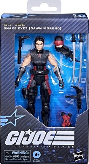 SNAKE EYES (DAWN MORENO) FIGURA 15 CM G.I. JOE CLASSIFIED SERIES | 5010996361431 | Universal Cómics