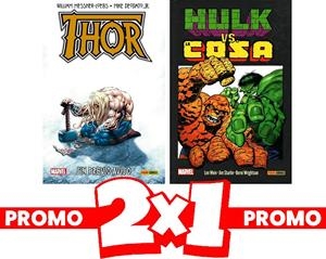 PACK OFERTA 2 X 1 HULK VS. LA COSA, GRANDES TORTAS + THOR SIN PREVIO AVISO | 8424248928537 | BERNIE WRIGHTSON - JIM STARLIN - PETER DAVID - LEN WEIN - WILLIAM MESSNER-LOEBS - MIKE DEODATO | Universal Cómics
