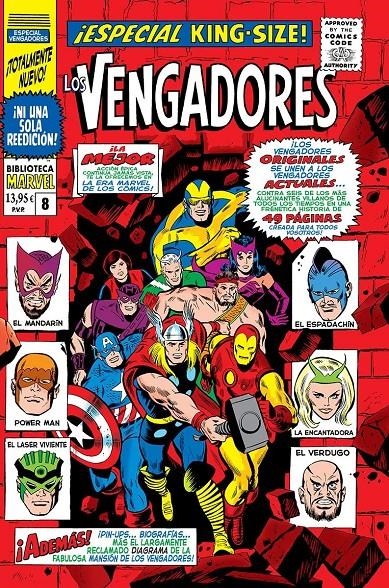 2AMA BIBLIOTECA MARVEL LOS VENGADORES # 08 DE 1967 | 9999900136012 | ROY THOMAS - JOHN BUSCEMA - DON HECK | Universal Cómics