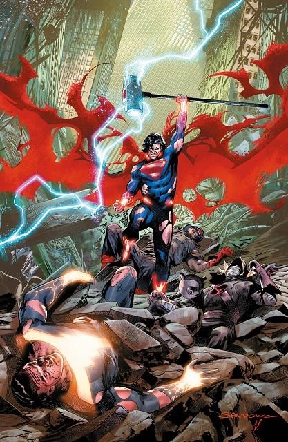 ABSOLUTE SUPERMAN # 21 (PORTADA PROVISIONAL) | 977308128700400021 | JASON AARON - RAFA SANDOVAL | Universal Cómics