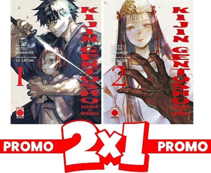 PACK 2 X 1 KIJIN GENTOSHO TOMOS 1 A 2 | 8424248928506 | MOTOO NAKANISHI - YU SATOMI | Universal Cómics