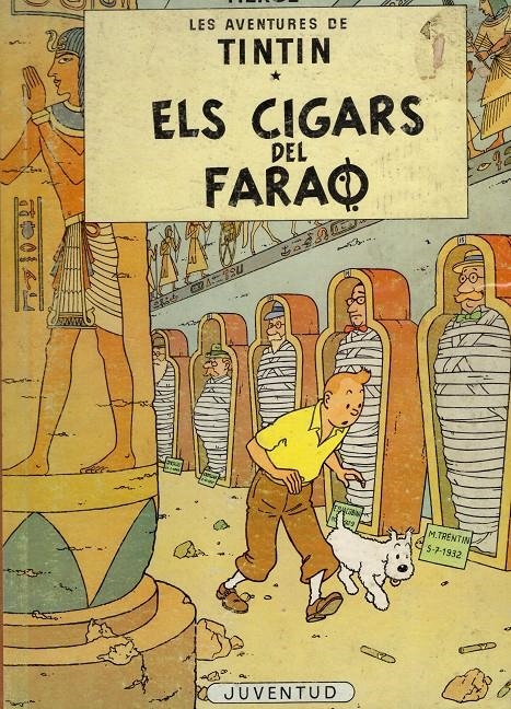 LES AVENTURES DE TINTÍN EDICIÓ EN CATALÀ ELS CIGARS DEL FARAO LLOM DE TELA (2ª EDICIO 1965) | 9999900136852 | HERGÉ