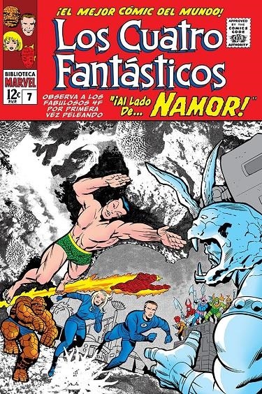 2AMA BIBLIOTECA MARVEL LOS 4 FANTÁSTICOS # 07 DE 1965 | 9999900136913 | STAN LEE - JACK KIRBY - OTROS | Universal Cómics